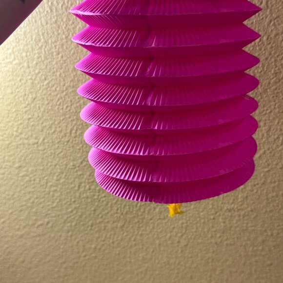 Vintage Round & Oval Paper Lantern Decoration With Tropical & Floral Patterns  6 - Picture 11 of 12